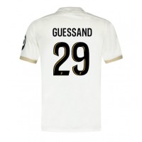 OGC Nice Evann Guessand #29 Replica Away Shirt 2024-25 Short Sleeve